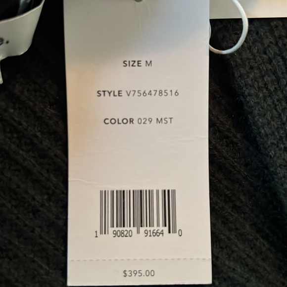 VINCE V-NECK WOOL & CASHMERE SWEATER - SIZE MEDIUM - NWT - Picture 11 of 13